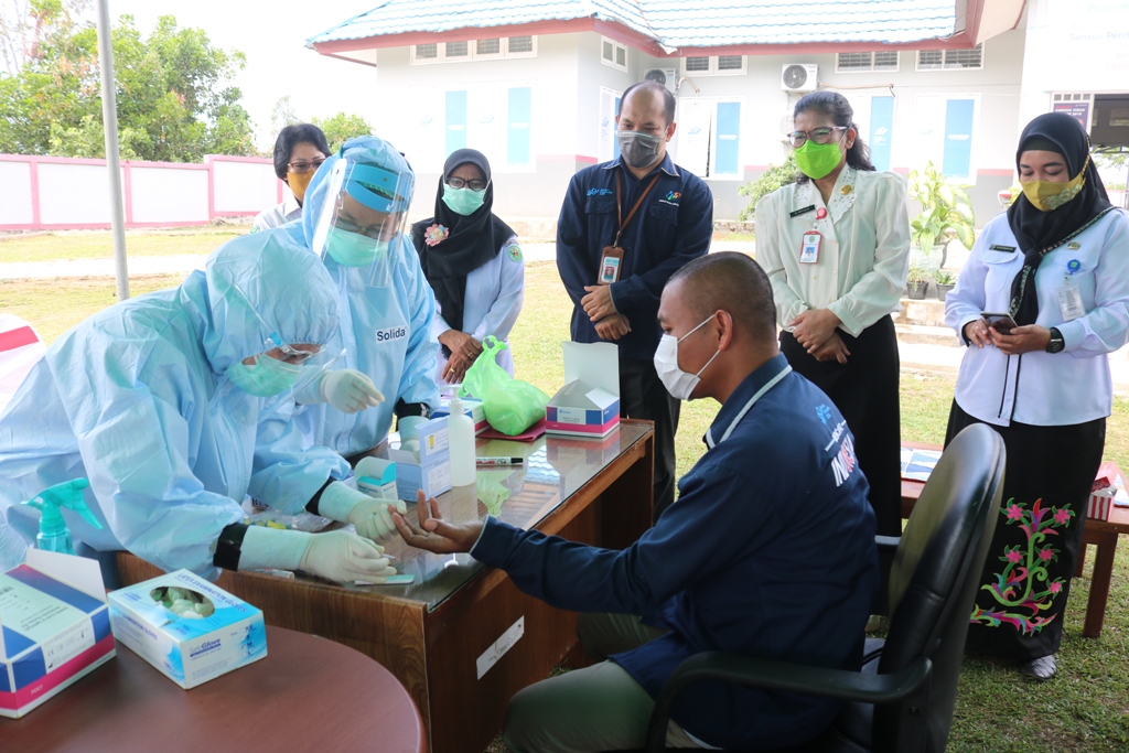 BPS Kubar Gelar Rapid Test Bagi Petugas Sensus Penduduk Tahun 2020